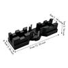 Plastic Woodworking Diagonal Junction Box Black Bevel Gauge and Mitre Box  for DIY