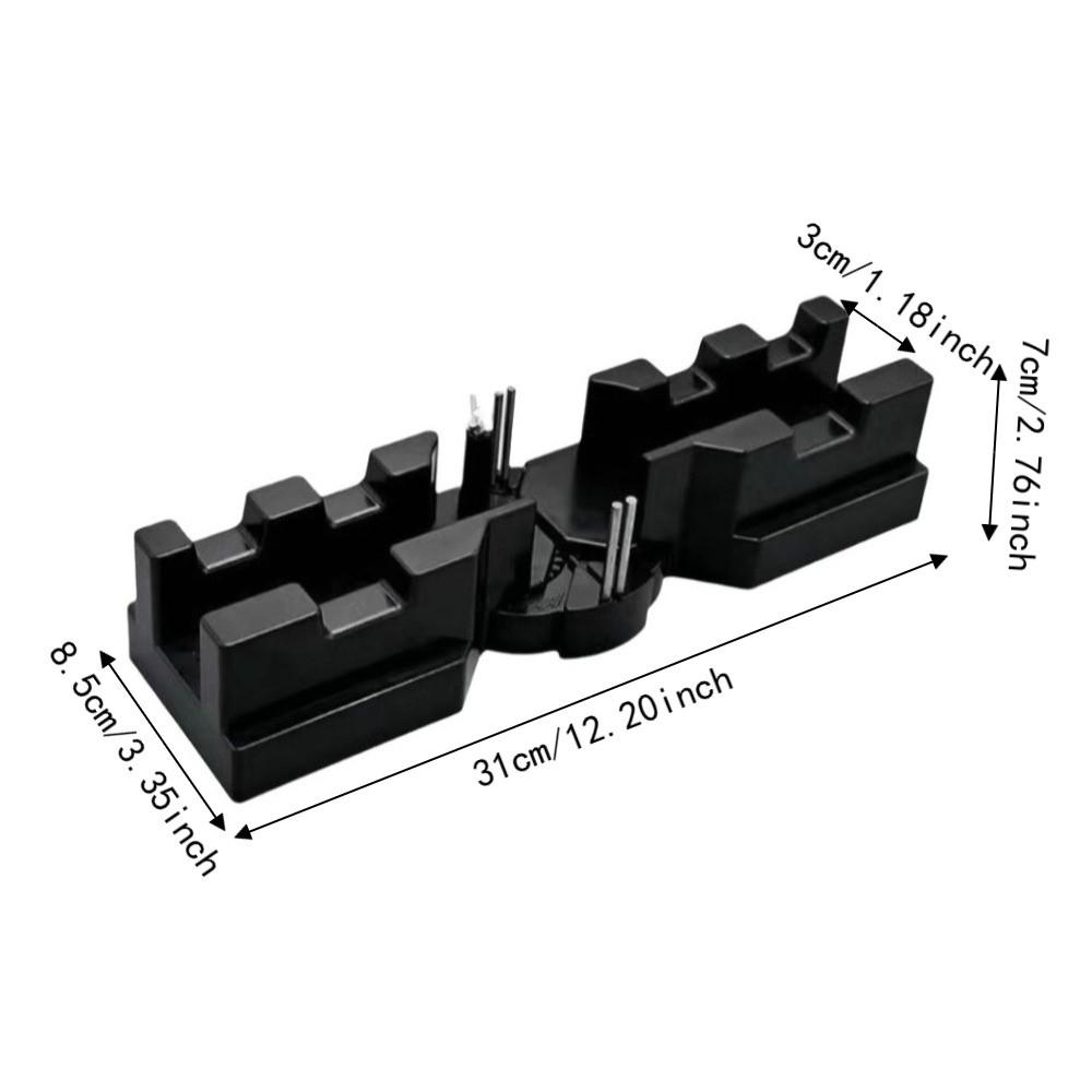 Plastic Woodworking Diagonal Junction Box Black Bevel Gauge and Mitre Box  for DIY