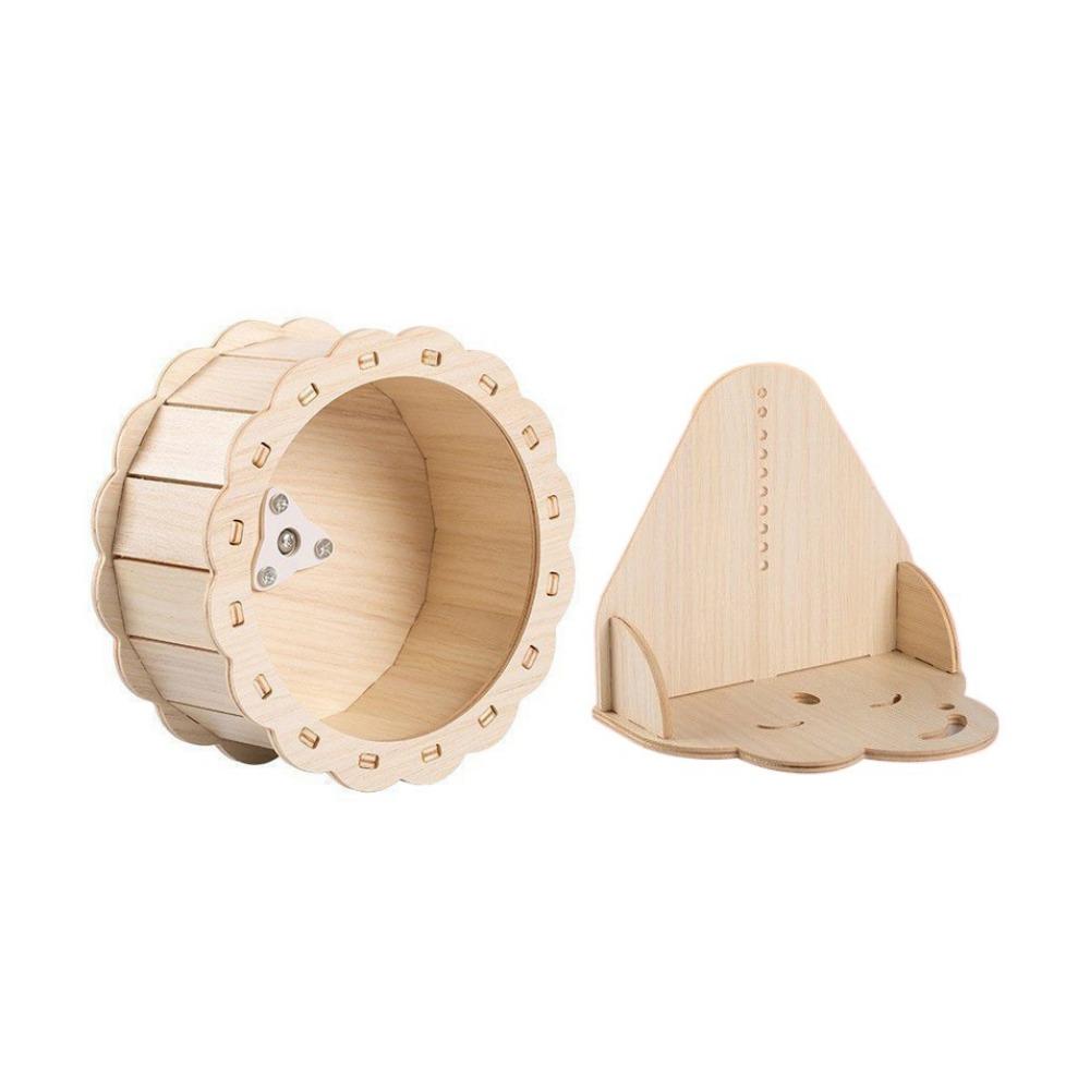 Slient Hamster Exercise Wheel Adjustable Height Rat Race Track Toy  for Exercising