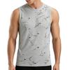 Men's Sleeveless Athletic Tank Top Lightweight Breathable Knitted Running Fitness Gym Outdoor Sportswear with Distressed Design