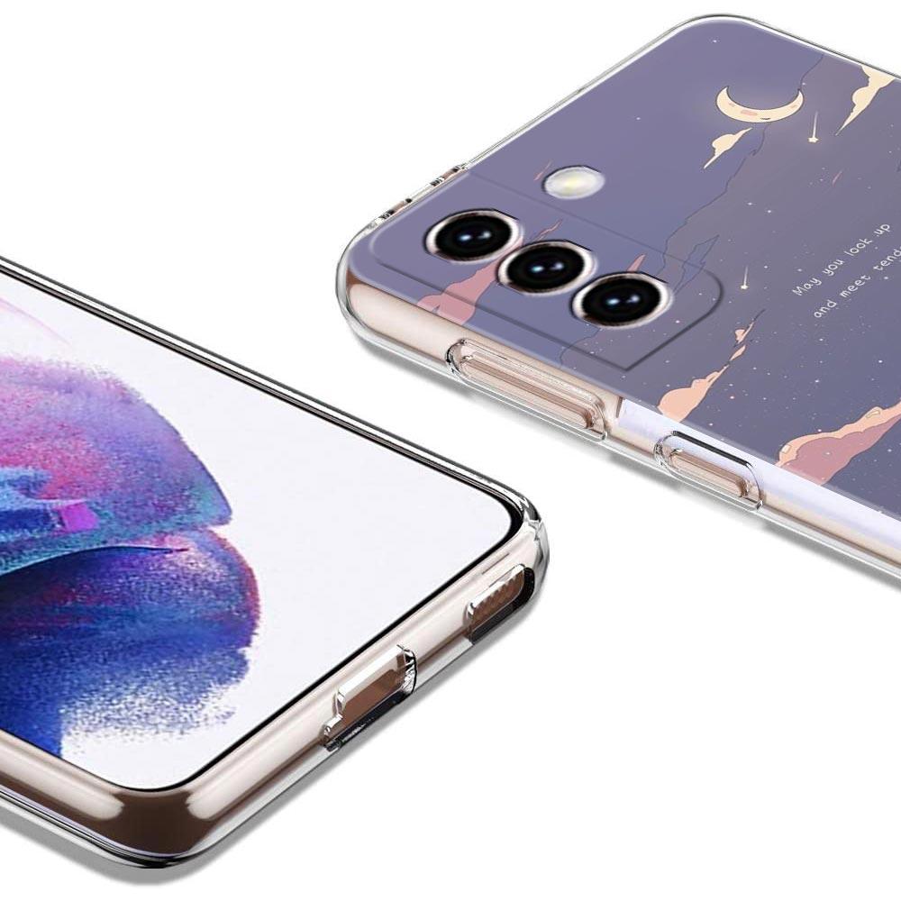 INS Japan Sunset Scenery Clear Phone Case For Samsung Galaxy S23 S22 5G S20 Ultra S21 FE 5G S10E S9 S8 S10 Plus Soft Back Cover