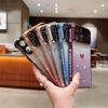 Applicable To Iphone15 Electroplating Transparent Large Window Mobile Phone Case Apple 14promax Side Love Gradual Change Soft Case