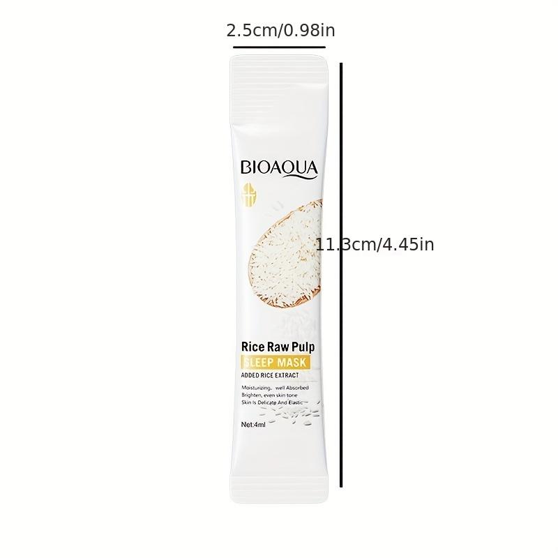 Hydrating Rice Sleeping Mask | Firms and Nourishes Facial Skin, No Rinse Needed, Easy To Apply, Suitable for Women's Skincare, Freeze Mask