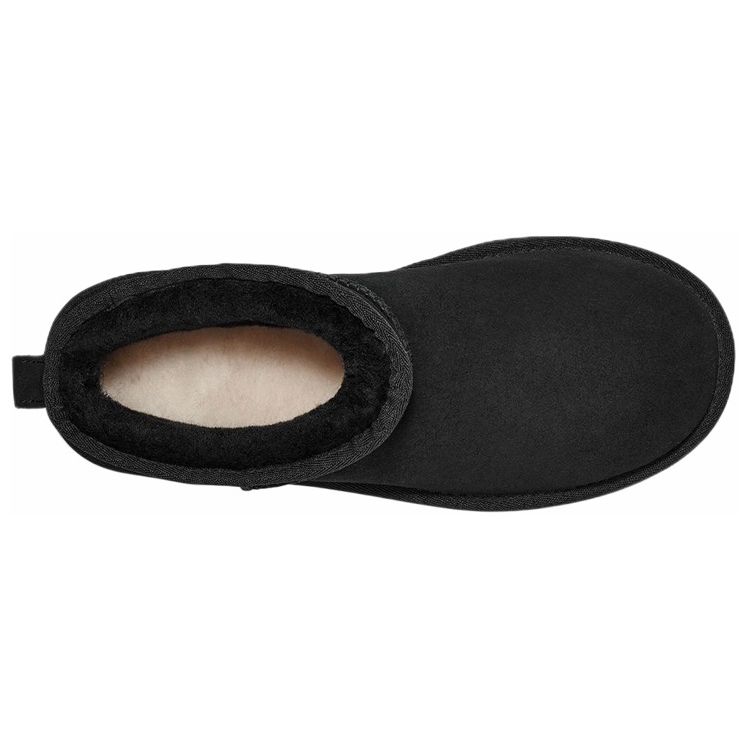 UGG Klassische Ultra Mini Plateau Stiefelette Schwarz Damen Sneaker 1135092-BLK