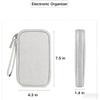 Electronic Organizer Bag,Waterproof Portable Travel Cable Storage Bag,Multifunctional Cord Storage Case for USB Drive,Dard Drive, Power Bank,Charger