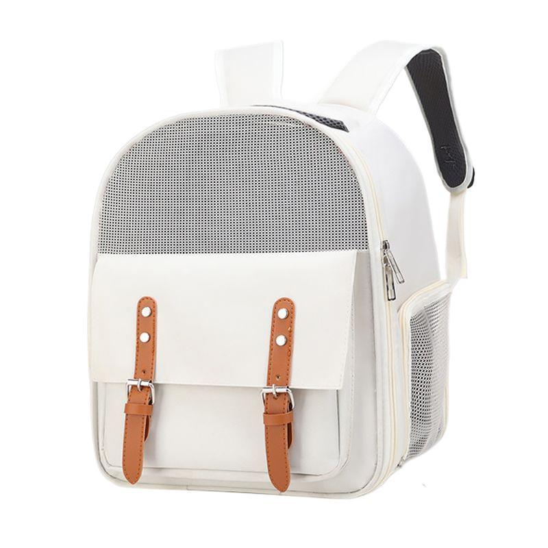 Foldable Transparent Cat Backpack - Portable Double Shoulder Outdoor Carrier