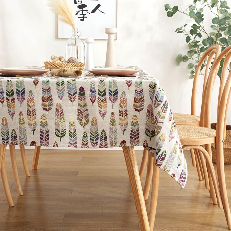 American Ethnic Style Bohemian Polyester Woven Tablecloth Coffee Table Tablecloth Table Cloth