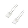 50PCS LEDs Kit 2x5x7mm Square LED Diode Light Emitting Diode Transparent LED Lamp White Green Red Blue Yellow 5 Color