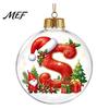 Winter Holiday Party Supplies 26?Letter Acrylic Christmas Ball Ornament, 3D Crystal Style Alphabet Xmas Wall Hanging Ornaments Pendant, Tree