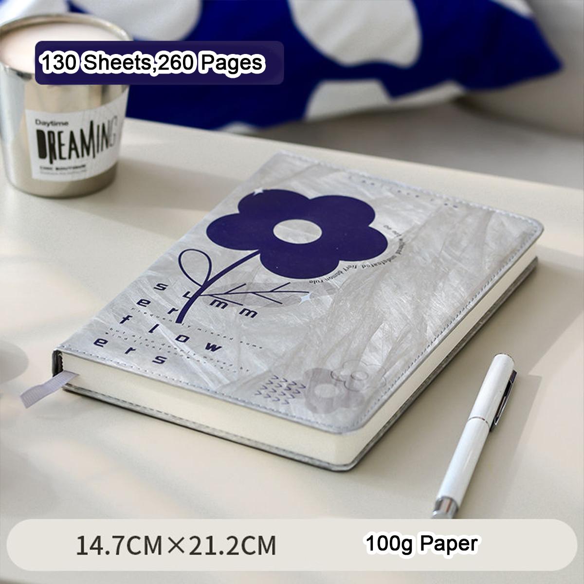 

Деловой блокнот в обложке из бумаги A5 DuPont, журнал для записей рабочих совещаний, ученический блокнот, утолщенный дневник, тетрадь для выписок, 130 листов A5