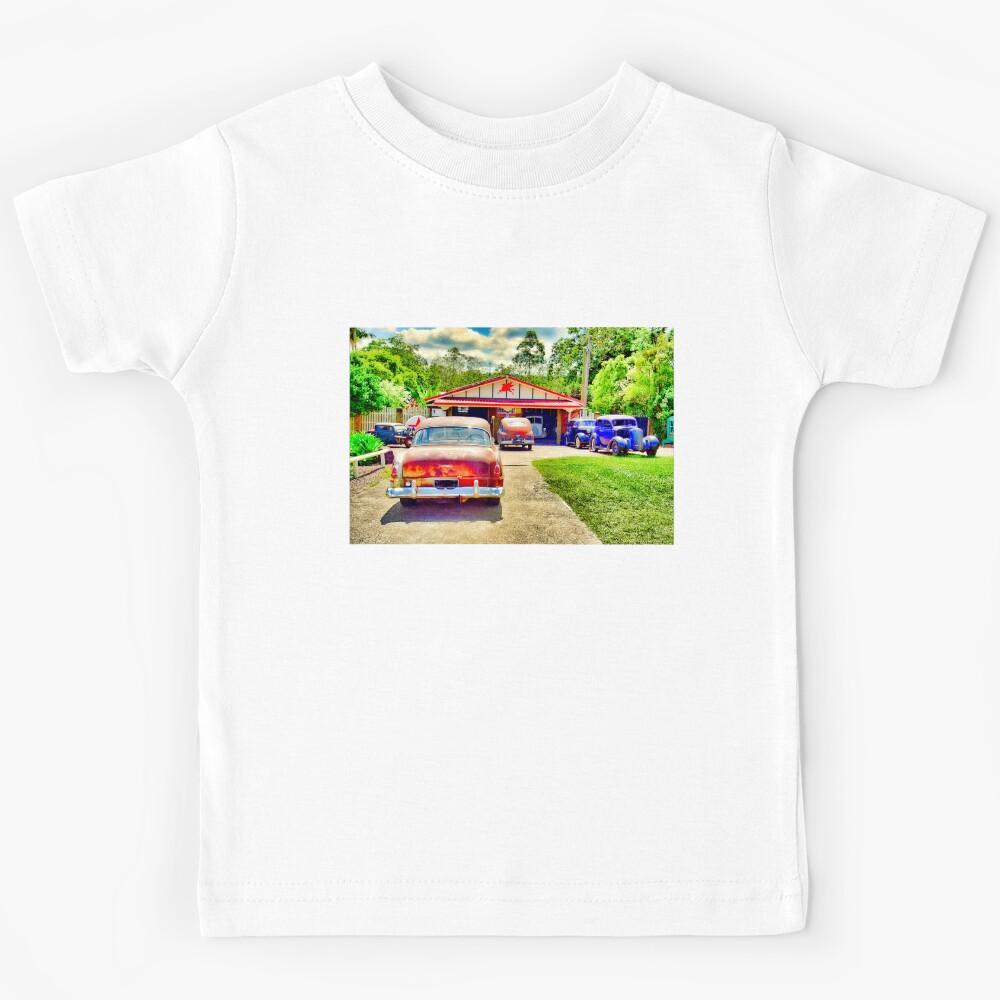 THE WORK SHED, VINTAGE CAR DESIGNS Kids T-Shirt 100