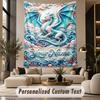 Fantasy Magic (18) Theme Custom Tapestry Personalized Custom Name Text Wall Hanging Tapestry Home Decor Background Cloth