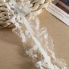 11M Lace Ribbon Ruffled Tulle Elastic DIY Decorative Material Clothing Accessories for Chic Style  Lace Fabric 1 Yards