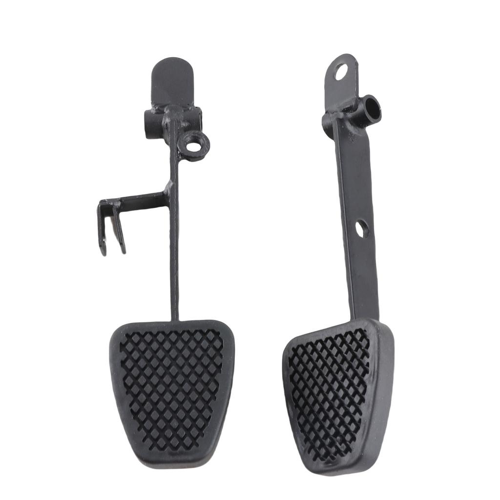2pcs Brake Throttle Pedals Car Accelerator Pedal Nonslip Foot Rest for Go Kart UTV ATV Quad