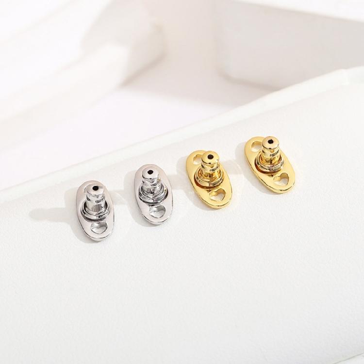Sophisticated Earring Stabilizer Backs 4pcs Prevent Drooping Heavy Studs Adjustable Support For Sensitive Ears