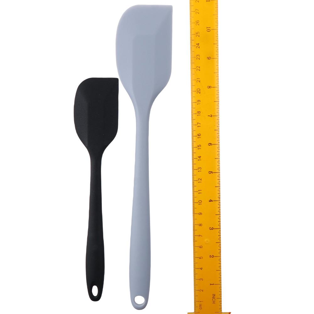 1/4 Stück Hitzebeständiges Silikonspatel-Set 2 Kleine und 2 Große Gummispatel Küche