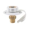 White Water Fill Inlet Flange Brass with Check Valve Fit for RV Camper