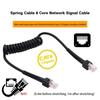 Cat6 Gigabit Spring Ethernet Cable 8 Core Fast Speed Networking Wire for Security Camera and Router Connection