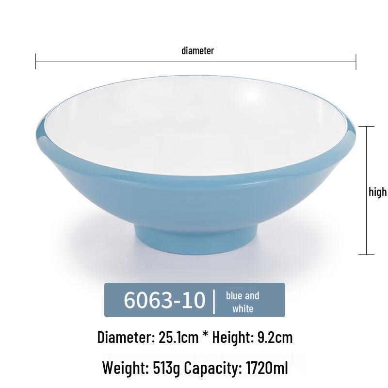 

Handon Nordic Melamine Square Noodle Bowl