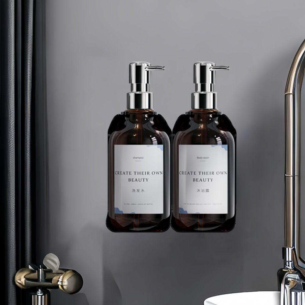 Lock Empty Pump Bottle Hand Press Bath Lotion Container Wall Mounted Soap Dispenser  Hotel