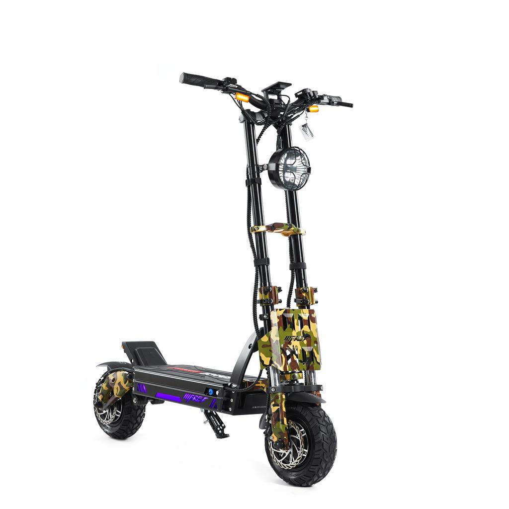 GSPACE Mars 11 GT Terénní EScooter Pro Dospělé 72V33.8AH Baterie 2000W*2 Motor Město Venkovní 11 Palcové Terénní Pneumatiky Elektrická Koloběžka