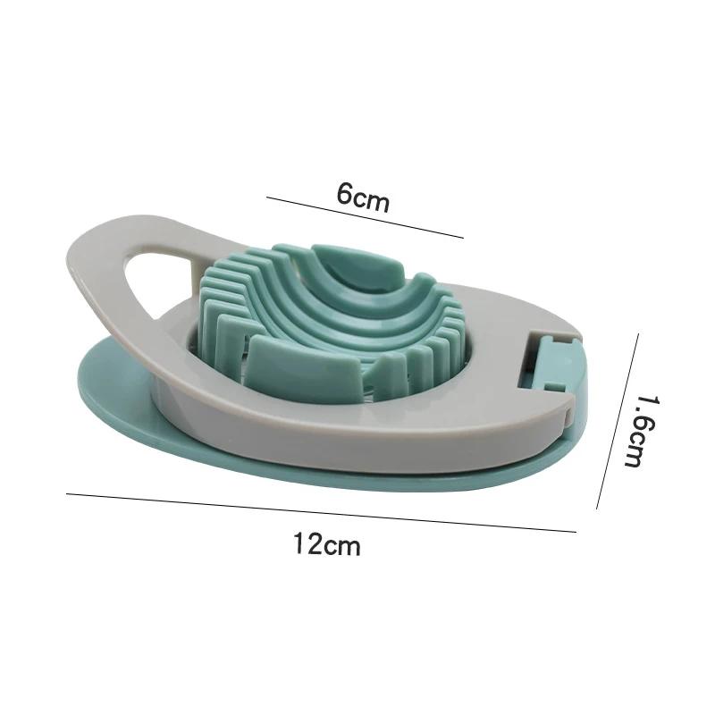 

1 шт. Многофункциональная яйцерезка из нержавеющей стали, яйцерезка для сваренных вкрутую яиц, алюминиевый яйцерезка, фруктовый гарнир