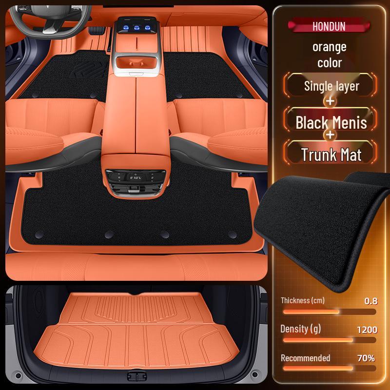 Deep Blue L07 TPE2025 5-Seater Car Floor Mat Set - Interior Carpet Accessories