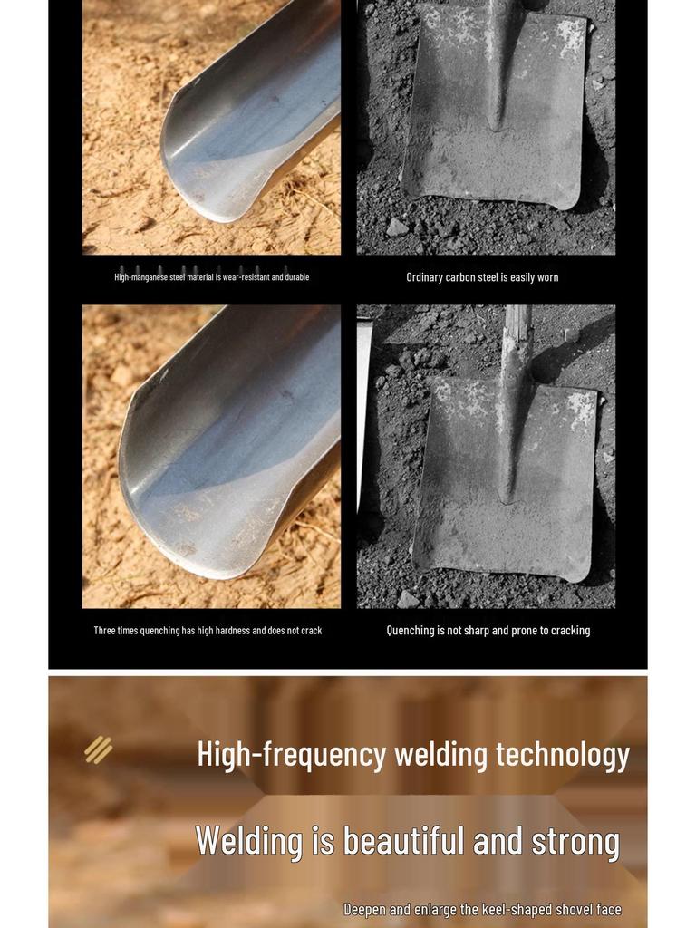 Luoyang Multi-Function Hole Digging Shovel - Outdoor Soil Extraction and Drilling Tool