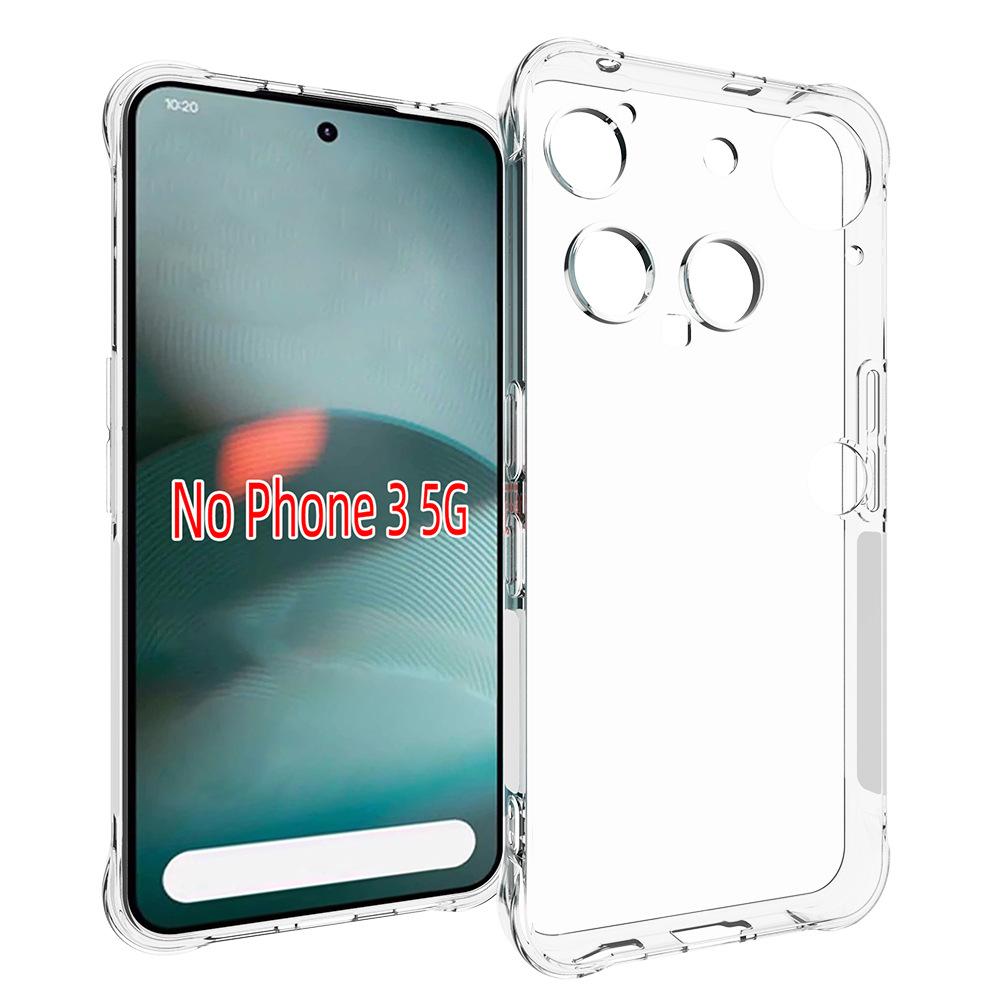 Airbag ShockProof Soft Clear Back Cover For Nothing Phone 3 Nothing Phone3 5G Phone Case