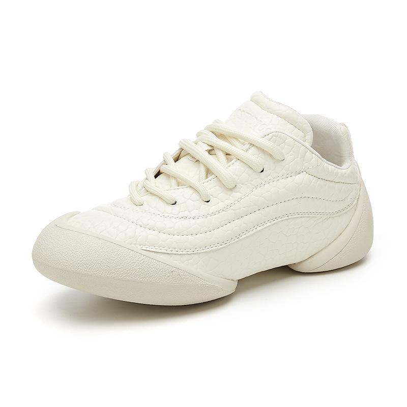 

Модные женские туфли большого размера из натуральной кожи Forrest Gump 2025 дизайнерские маленькие белые туфли пара ретро спортивная обувь для отдыха 41 бежевый