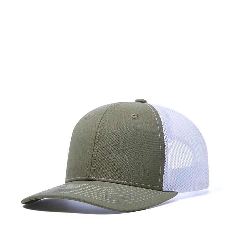 Hot Sale Blank 6 Panel Embroidery Custom Cotton Trucker Cap 112 Richardson Men Snapshot Cap Mesh Trucker Cap