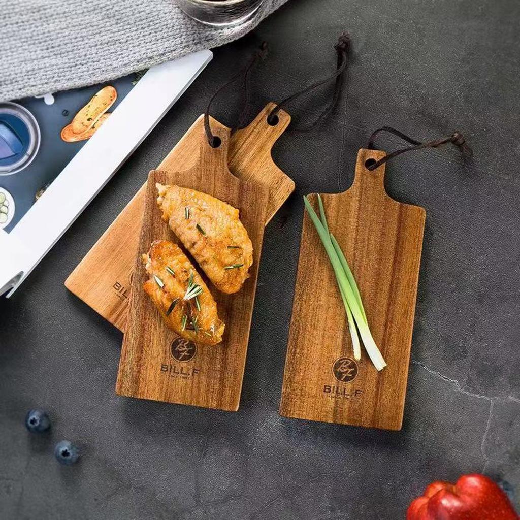 Set da 3 pezzi di mini tagliere lovewood, piatto da portata in legno per carne, tagliere per formaggi a forma di paletta, tagliere di servizio