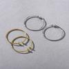 Cold Wind Minimalist Titanium Steel Large Earrings Female Wind Exaggerated Unique Personality Fashion Versatile Earrings Earrings