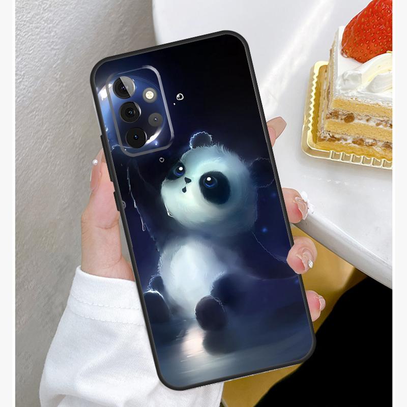 Roztomilé Kreslené Pouzdro Panda Pro Samsung Galaxy A54 A34 A14 A15 A35 A55 A52 A32 A12 A51 A71 A33 A23 A13 A53 Coque