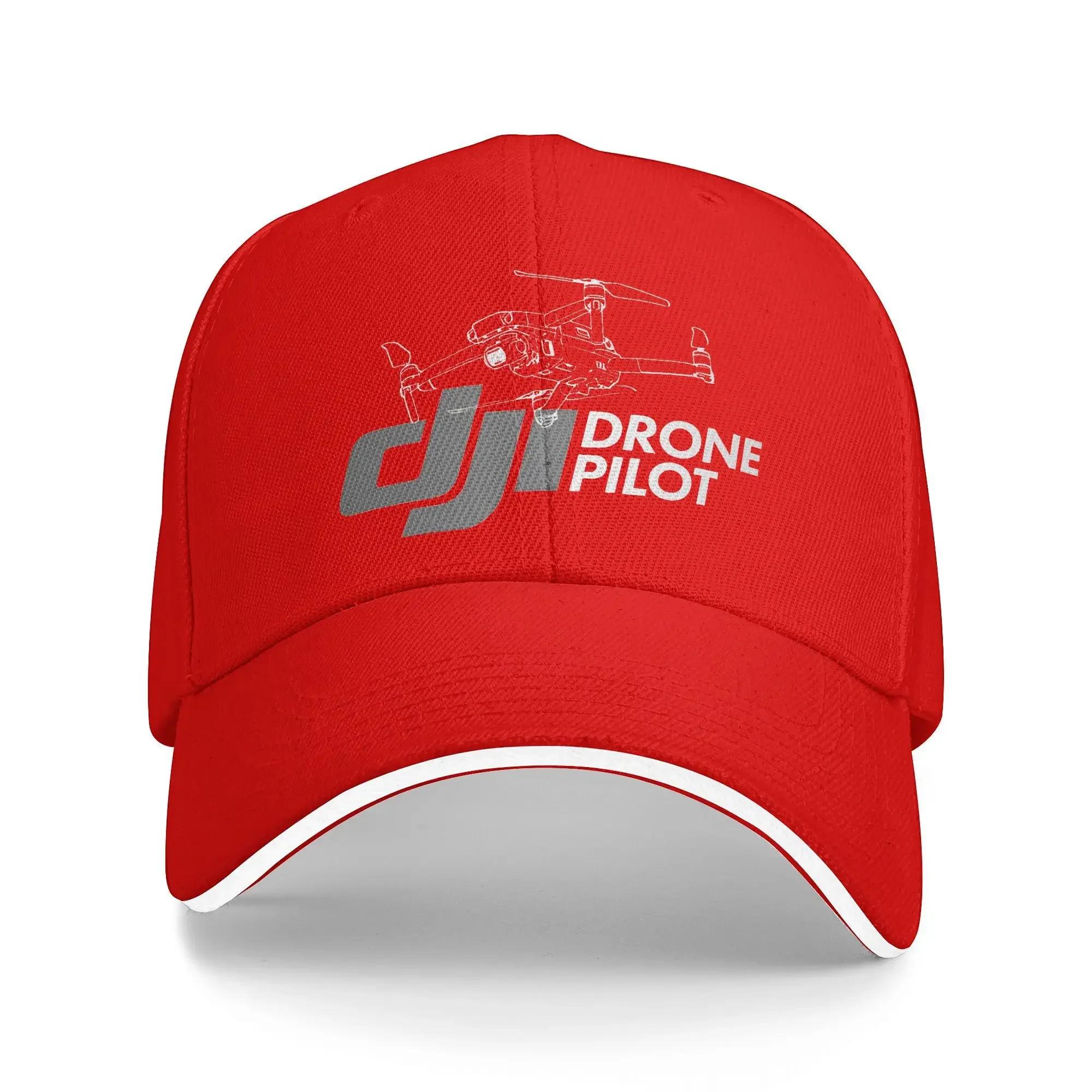 Baseball Cap Dji Drone Pilot Stuff Unisex Trucker Hat  Caps Hat Unique Formal All Seasons Travel Adjustable Snapback Hat Adjustable
