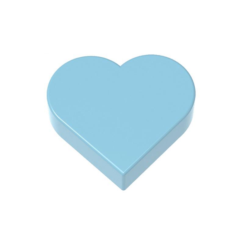 100g/651PCS 39739 Round 1x1 Heart Constructing Blocks Moc Love Plate Compatible featuring Bricks DO-IT-YOURSELF Children Toys Gift 100g--651PCS