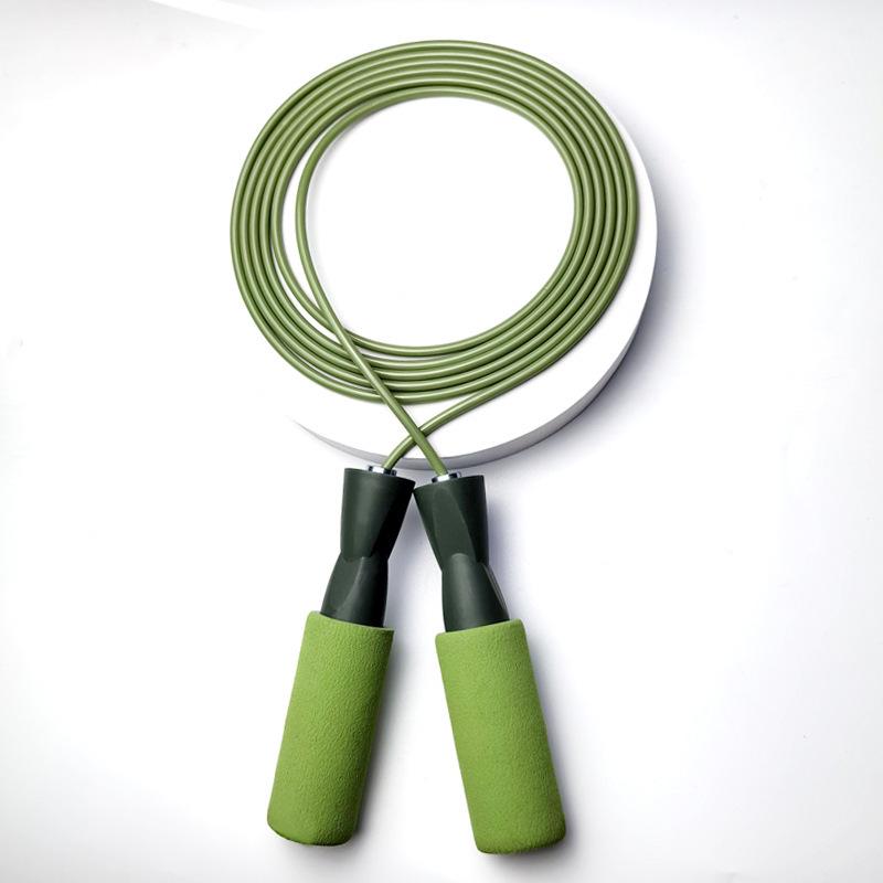 Weighted Cordless Jump Rope with Double Bearings for Indoor Training