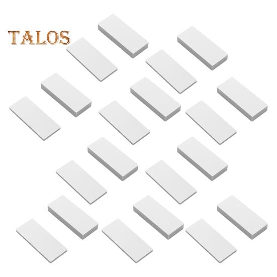 

20 шт. пенопластовых амортизирующих прокладок, утолщенное шумоподавление для каркасов кроватей, самоклеящиеся защитные покрытия для стен высокой плотности толщиной 15 мм и 5 мм белый