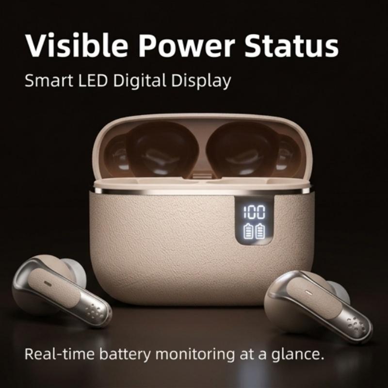 Bluetooth Earphones TWS HIFI Mic Headset Wireless Earbuds For Phone Sports Headphones LED Display Gaming Music Earphone