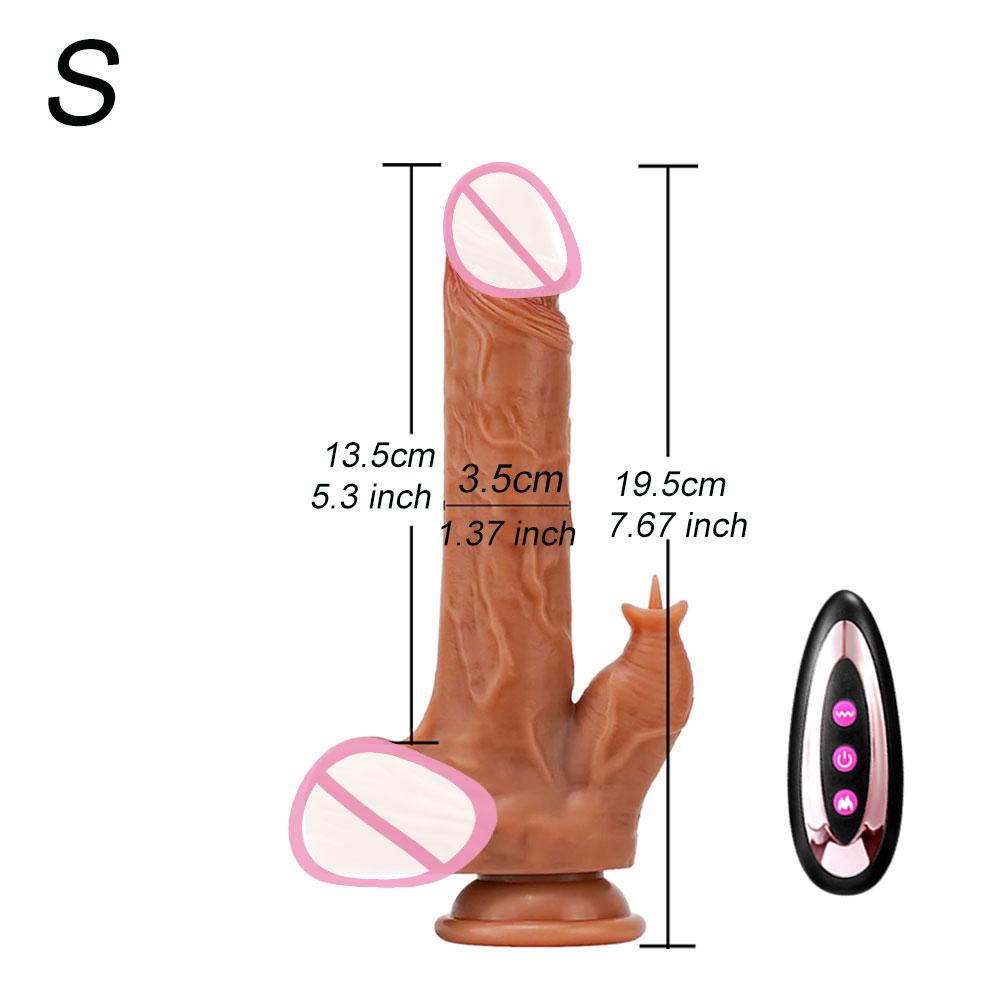Thrusting Dildo Vibrator Control Penis Telescopic Licking Clitoris Quick Stimulator Orgasm Wireless Vibrator Sex Toy For Women