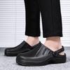 Sapatos de chef antiderrapantes e resistentes a óleo para homens: Sandálias Fechadas, Chinelos de Praia Cross-Border
