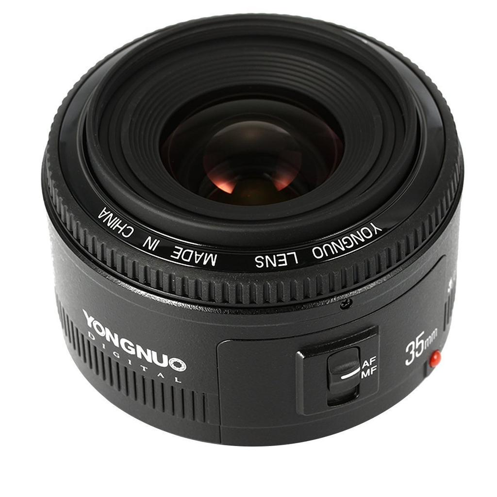 YONGNUO Canon YN35mm F2 Prime EF Standard Compatible with Lens, Mount, Full-Frame Compatible, Wide-Angle Lens,