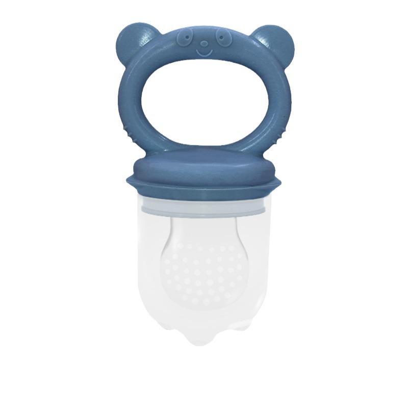 Isır ısır Silikon Diş Kaşıyıcı: Bebek Meyve ve Sebze Besleyici - Süper Yumuşak File Uç