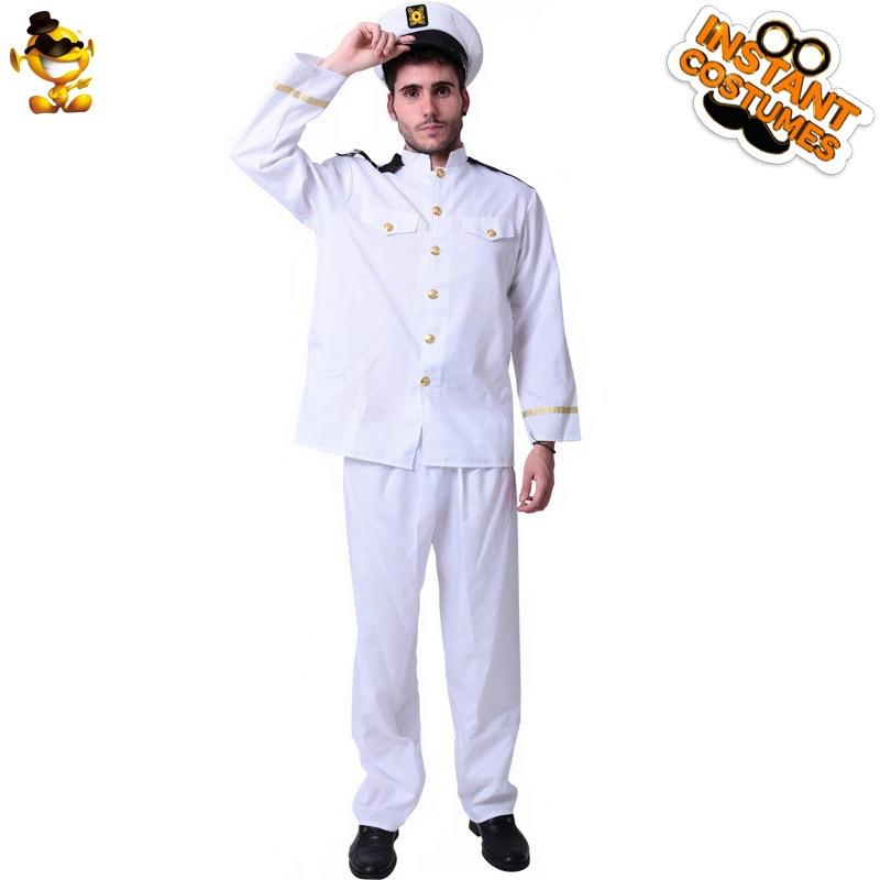 

Adult Male Captain Dress Party Dress Stage Dress Masquerade Halloween Costume Cosplay One size fits all