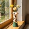 Modern Art Vase Floral Arrangement Giraffe Vase Unique Animal Vase  Table Display