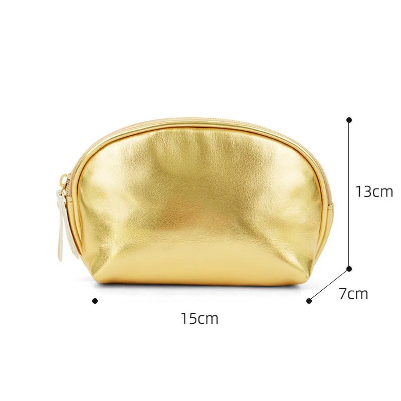 OLOMM Portable Soft Leather Cosmetic & Toiletry Bag One Size