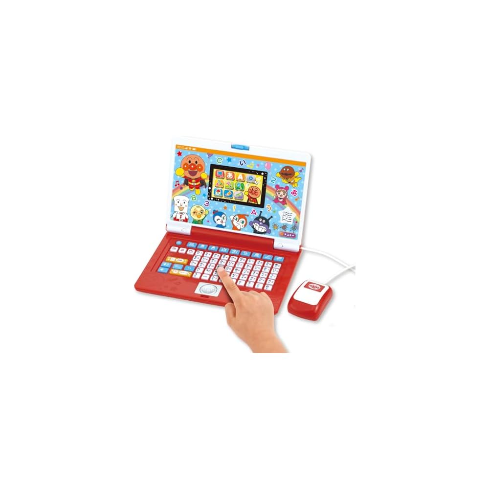 Bandai Anpanman Learning Computer Toy for Ages 2 and Up Educational Play with Sound and Lights