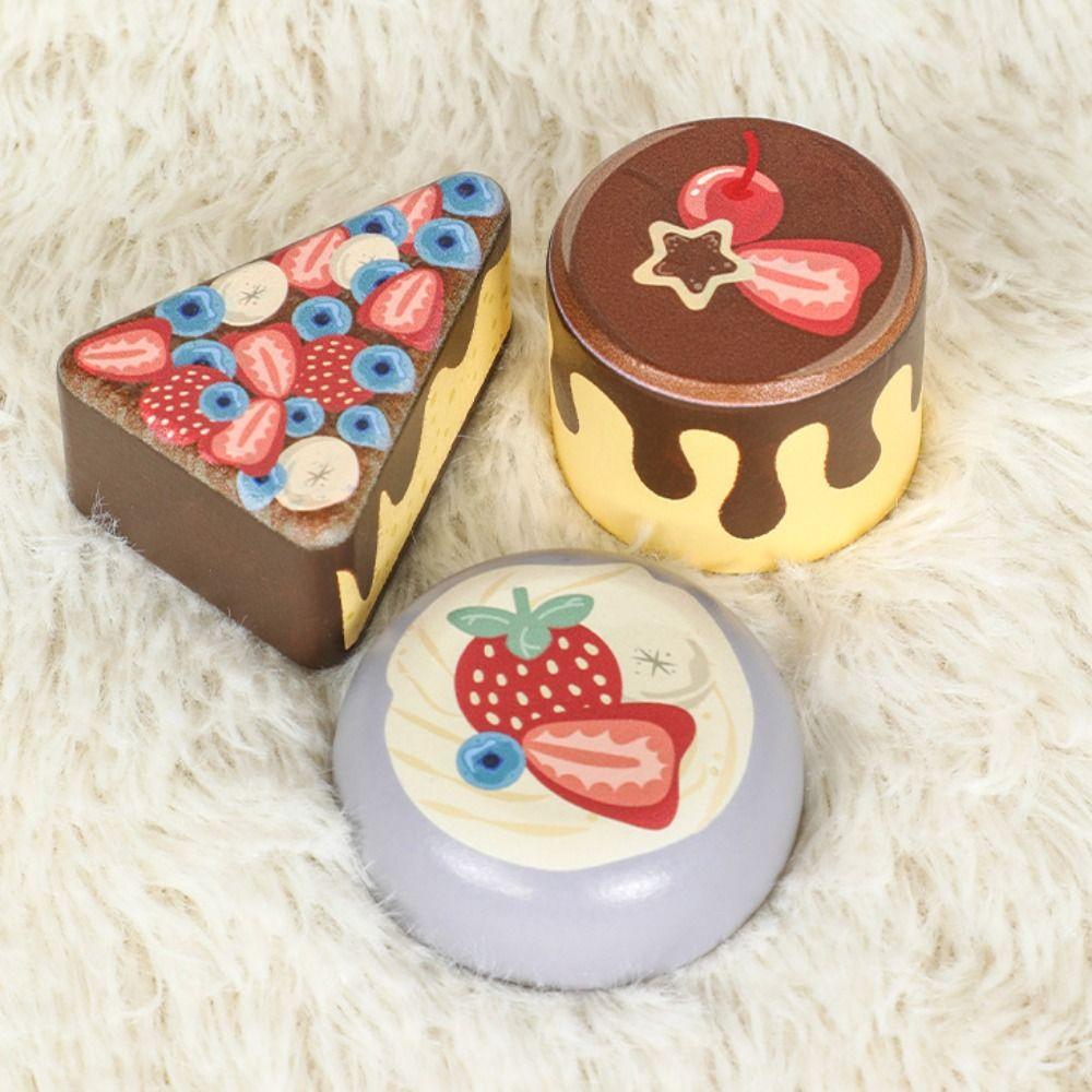 Wooden Tea Set Play Toy Simulation Pretend Play Kitchen Set  Toddlers Girls Boys