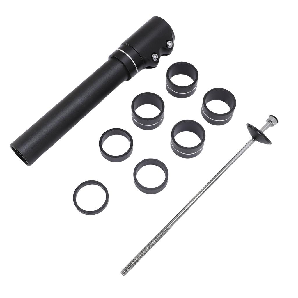 Mountain Bike Stem Height Extender Aluminum Alloy Bike Handlebar Height Extender Head Up Adapter 210mm