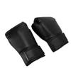 1 Paar Unisex-Trainingsboxhandschuhe für Erwachsene, Free Fight Sanda Muay Thai Boxhandschuhe, 10 oz, Schwarz